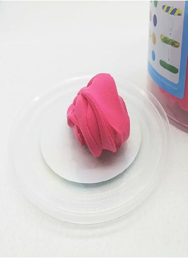 DIY Crafts 150g Ultra-light Clay Barreled Children's Manual Intellectual, Relief Soft Color Clay DIY Children's Education and Learning Toys (Magenta)  - Image 2