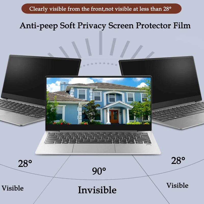 FYDIKHN Privacy Screen Protector Designed for Lenovo ThinkPad X1 Carbon Gen 10 touch 14" Laptop Anti Spy Film Matte Anti Spy Film TPU Guard Protectors Sticker - Image 2