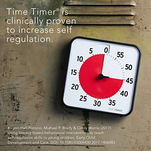 TIME TIMER 8 inch Visual Timer - 60 Minute Desk Countdown Clock with Dry Erase Activity Card, Also Magnetic - for Kids Classroom, Homeschooling Study Tool, Task Reminder, Home and Kitchen Timer - Image 4