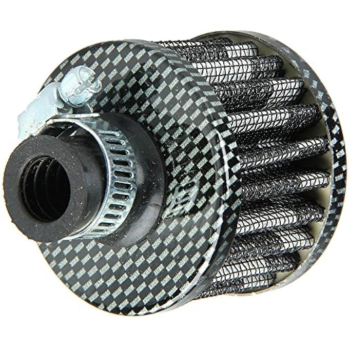 ESUPPORT Universal 12mm Mini Cone Cold Air Intake Filter Turbo Vent Breather Car - Image 1