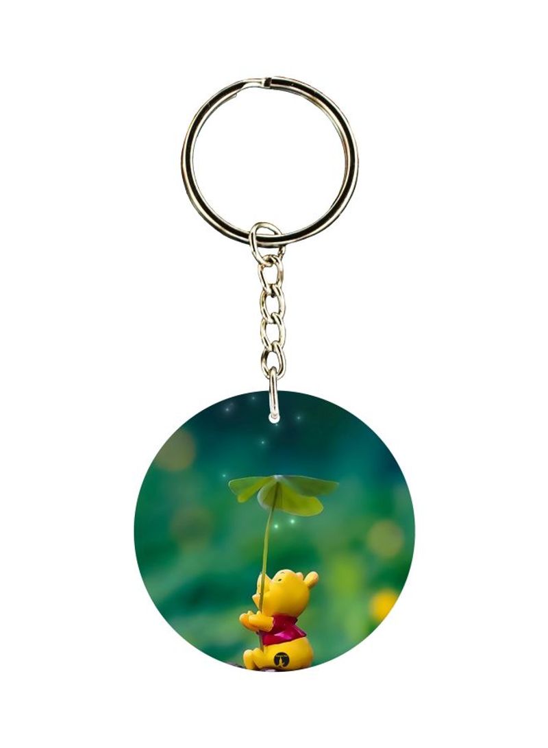 Pooh Themed Keychain