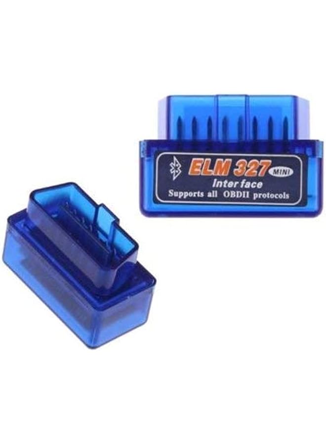 ELM 327 Super Mini Bluetooth Torque V2.1 Obdii/Obd-Ii/Obd2 Protocols Car Auto Diagnostic Scan Tool - Android -Blue - Image 2