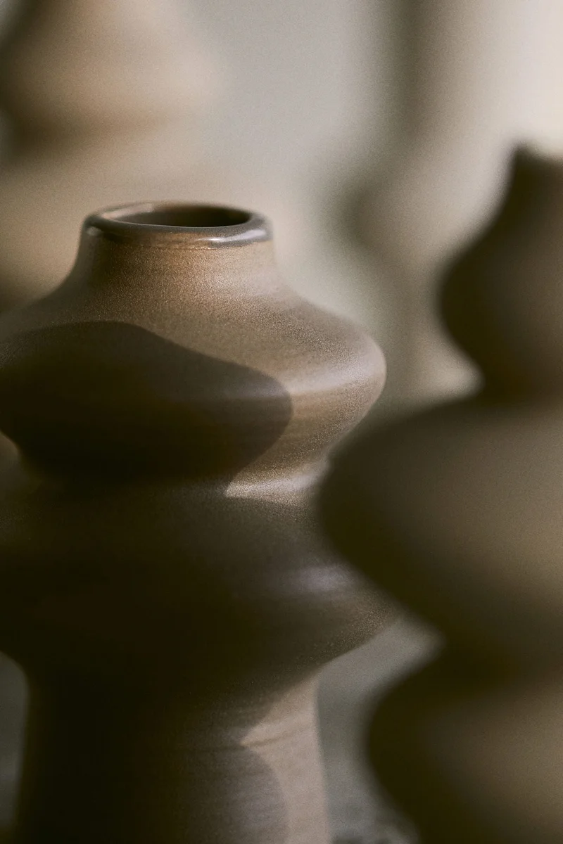 اتش اند ام مزهريات صغيرة من الفخار - مجموعة من 3 قطع