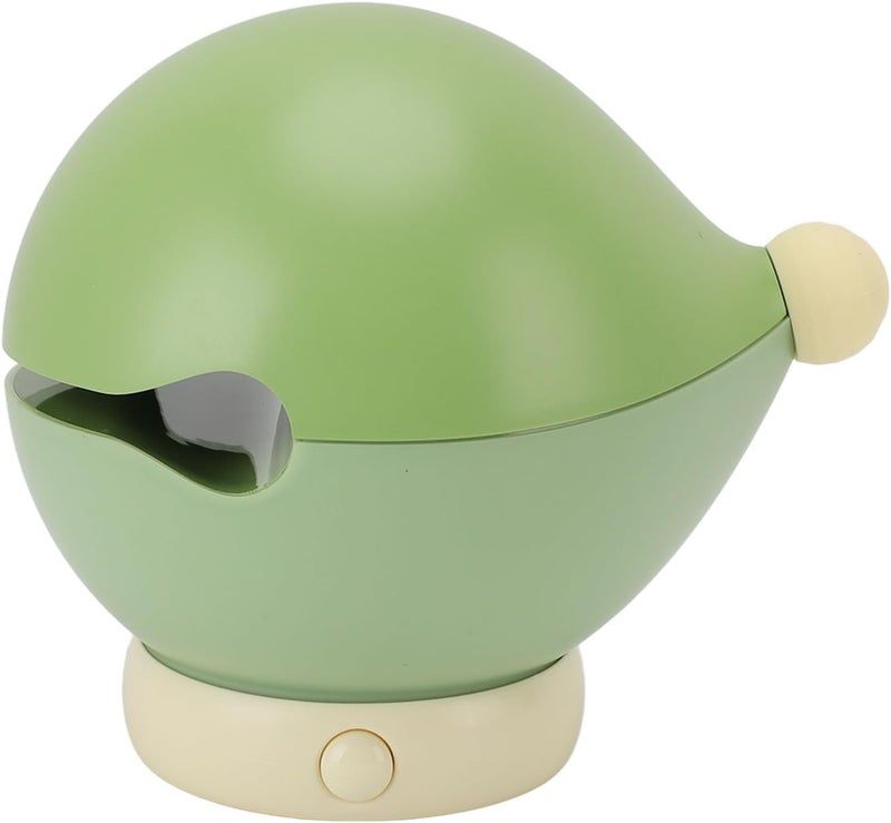 Wooden Fish Night Light, Rechargeable Cordless Bedside Lamp, Blue with 3 Level Brightness and Cute Stickers - Dimmable Soft Warm Illumination, Portable Wireless Use (Green) - Image 4