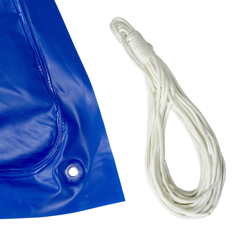 Robelle 4 ft. x 5 ft. 4-Pack Extra Heavy Duty Pool Pillow for Winterizing Above Ground Pools, Double Seams, .25 MM Thick Vinyl, Easier-to-Use Boston Valve, 4 Reinforced Grommets, 50 ft. Rope - Image 4