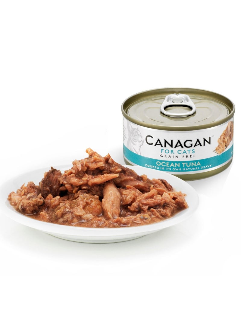 Canagan - 12pcs Ocean Tuna Wet Cat Food 12x75g Tinns - Image 1
