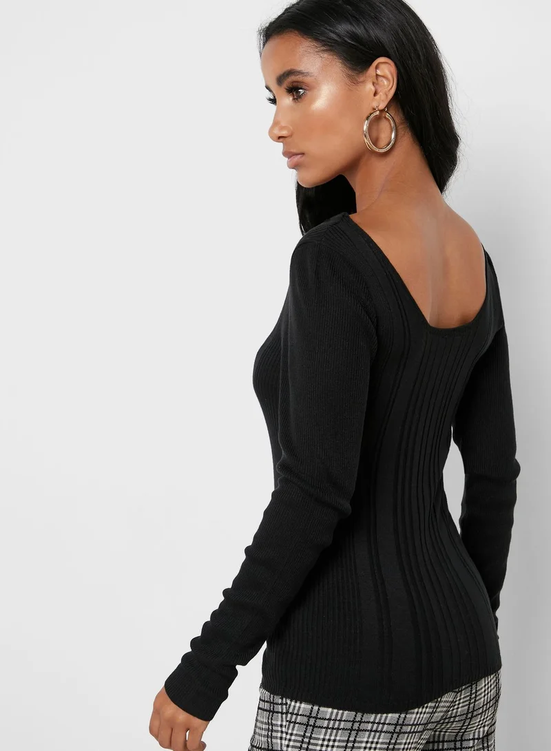 TOPSHOP Ribbed Sweater