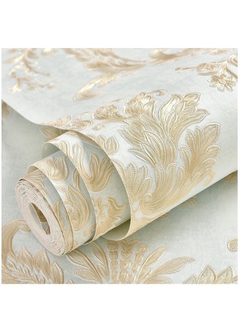 الأزرق جي دبليو ورق حائط ذاتي اللصق سميك مقاوم للماء 0.53*5 متر - Image 1