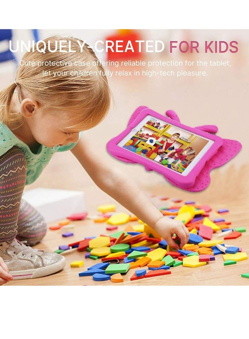 iPad 10.2 Case for Kids, iPad 8th 2020 Case, 3D Cute Cartoon Butterfly Cover Non-Toxic EVA Foam Wings Kickstand Kid-Proof Shockproof Bumper Girl Boy Gift for Apple iPad 7 8 Gen 10.2' - Image 3