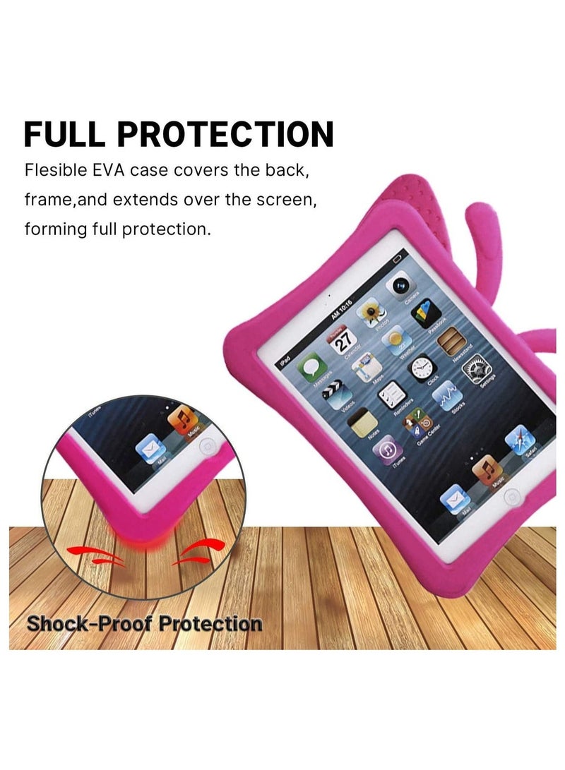 iPad 10.2 Case for Kids, iPad 8th 2020 Case, 3D Cute Cartoon Butterfly Cover Non-Toxic EVA Foam Wings Kickstand Kid-Proof Shockproof Bumper Girl Boy Gift for Apple iPad 7 8 Gen 10.2' - Image 5