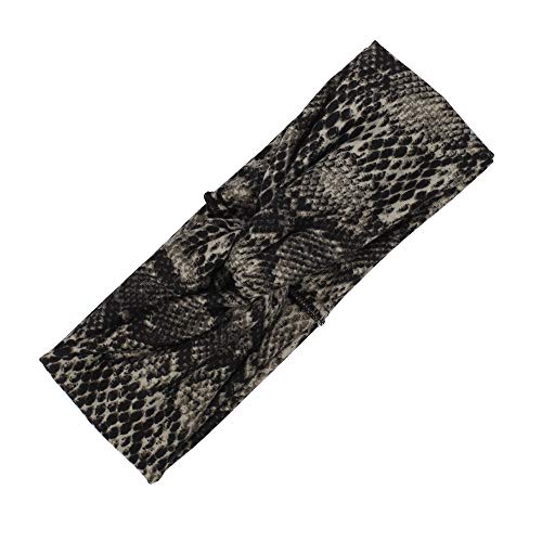 DINPREY Animal Print Headband Snake Headbands for women Sports Yoga Headband Cheetah Head Wrap for Womens (3 Pack snake Print b) - Image 3