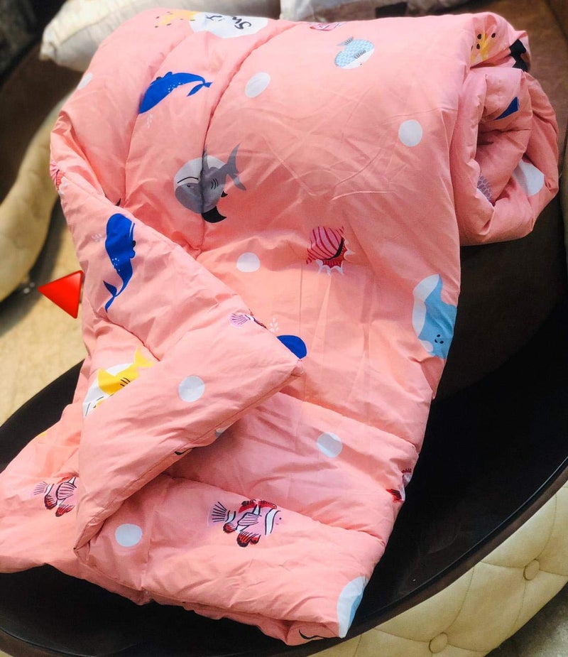 BLENZZA DECO لحاف بلينزا ديكو قطن 180 TC (خوخي فاتح_مقاس قياسي) - Image 2