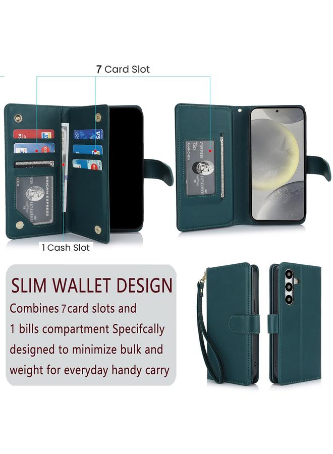 S-TOP Case For Samsung Galaxy S24 / S25 5G Multi-Card Wallet RFID Leather Phone Case - Image 4