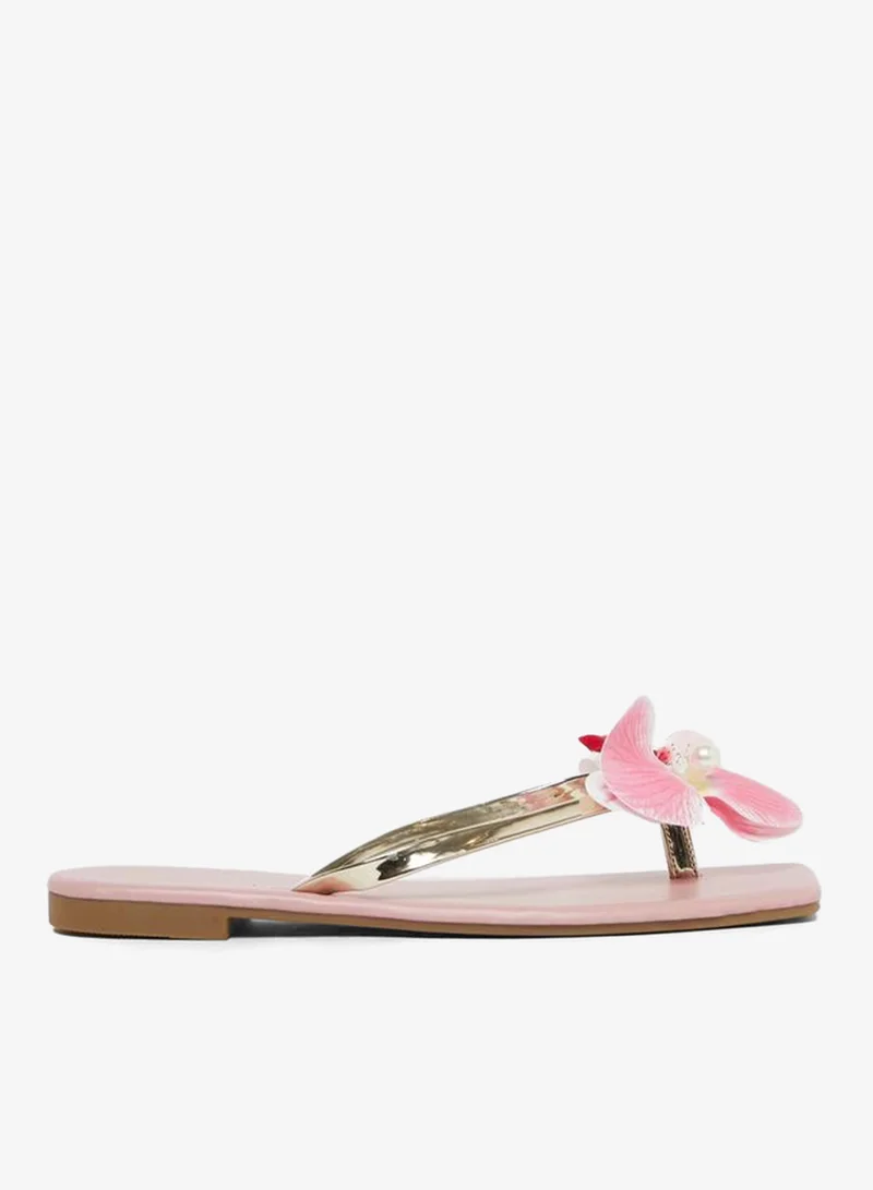 ستايلي صندل فلات بزهور