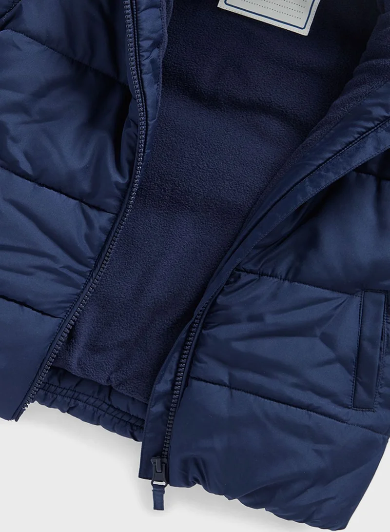 مذركير Infant Hooded Essential Puffer Jacket
