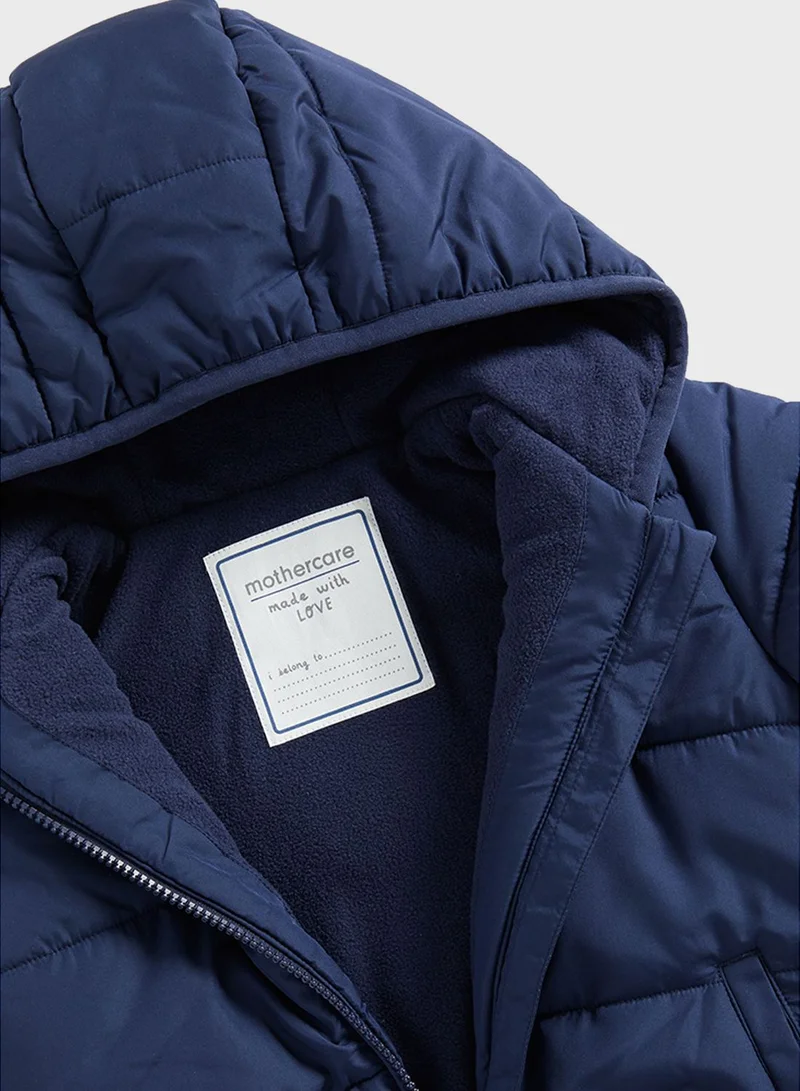 مذركير Infant Hooded Essential Puffer Jacket