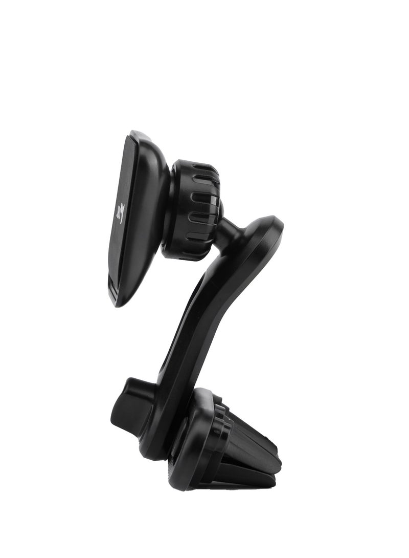 JBQ Car Mobile Phone Holder, 720 Degree Adjustable Magnetic, Double Air Outlet, Dashboard Mobile Stand, Windshield Cradle Suction - Image 3