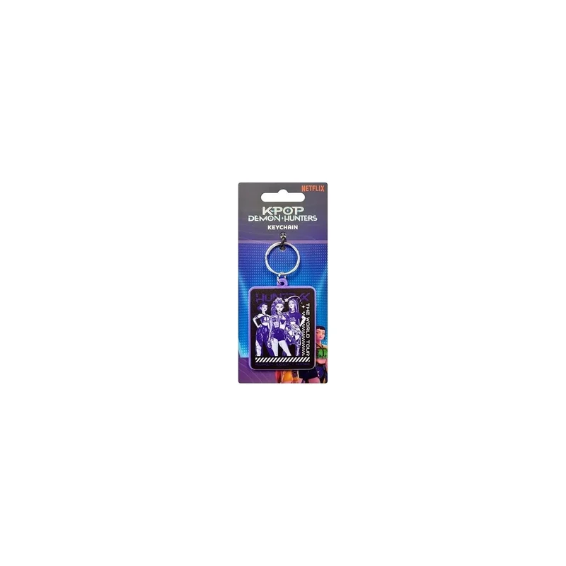 K-Pop Demon Hunters Huntrix Group PVC Keychain