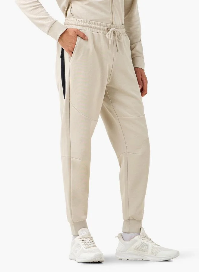 Kappa Men Panelled Drawstring Closure Joggers