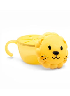 melii Snack Container With Removable Finger Trap For Kids - Lion Design  - Image 1
