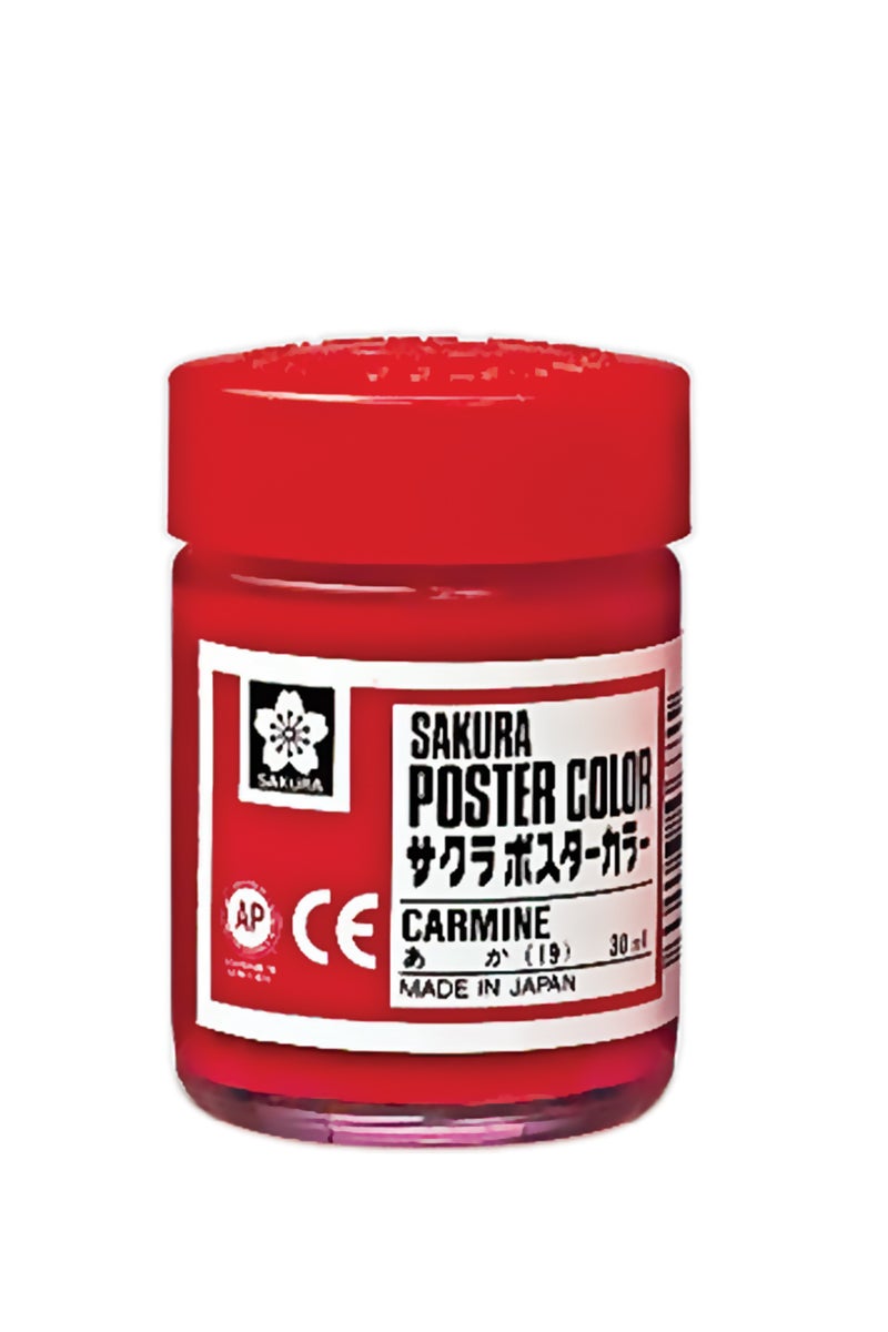 SAKURA Poster Color Red30.00 ml