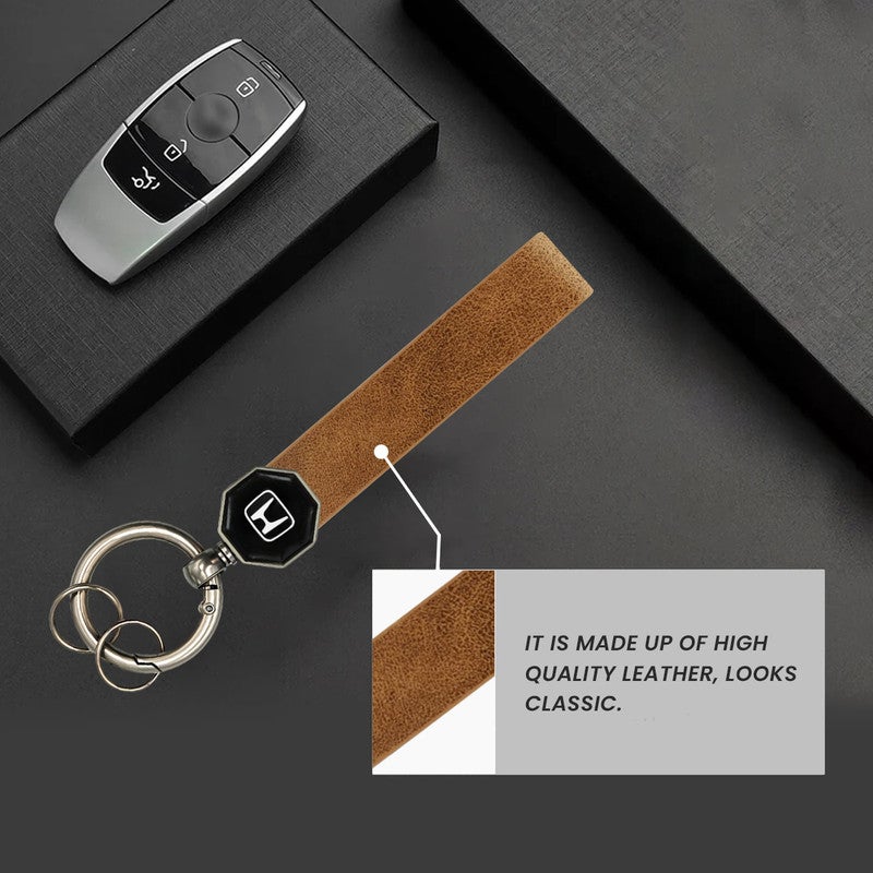 HONDA Car Logo Keychain Black – Premium Metal Automotive Key Ring, Heavy-Duty Car Key Holder, Scratch-Resistant Finish, Compact and Stylish Logo Accessory for Car, Home & Office Keys - Image 5