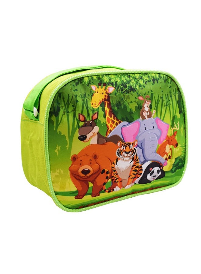 Asera Polycotton 8 Pcs Birthday Return Gifts Sling Bag/Picnic Bag Different Design Cartoon Theme Bag For Kids, Multicolor - Image 5