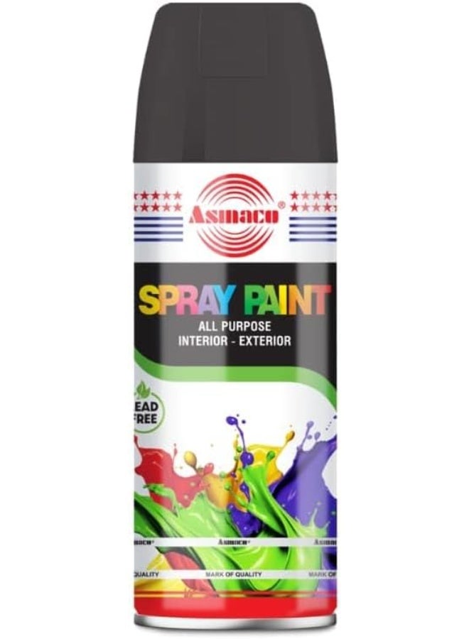 Asmaco Spray Paint - Matt Black - 400 Ml - Image 1