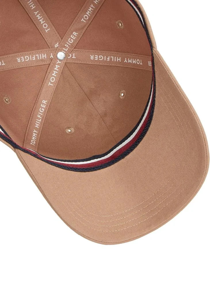 تومي هيلفيغر Logo Detailed Curved Peak Caps