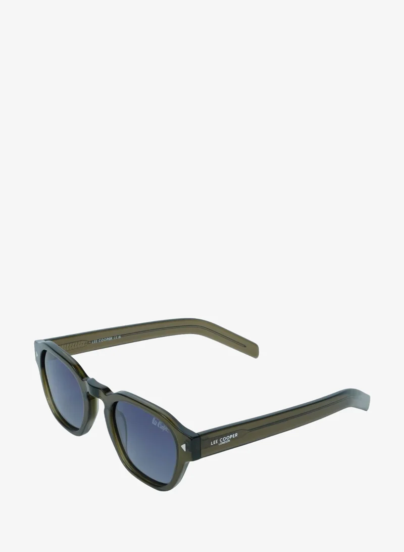 1.1 Polarized Sunglasses Brown Frame Blue Gradient Mirror Lens 49mm  - LCU10556C1