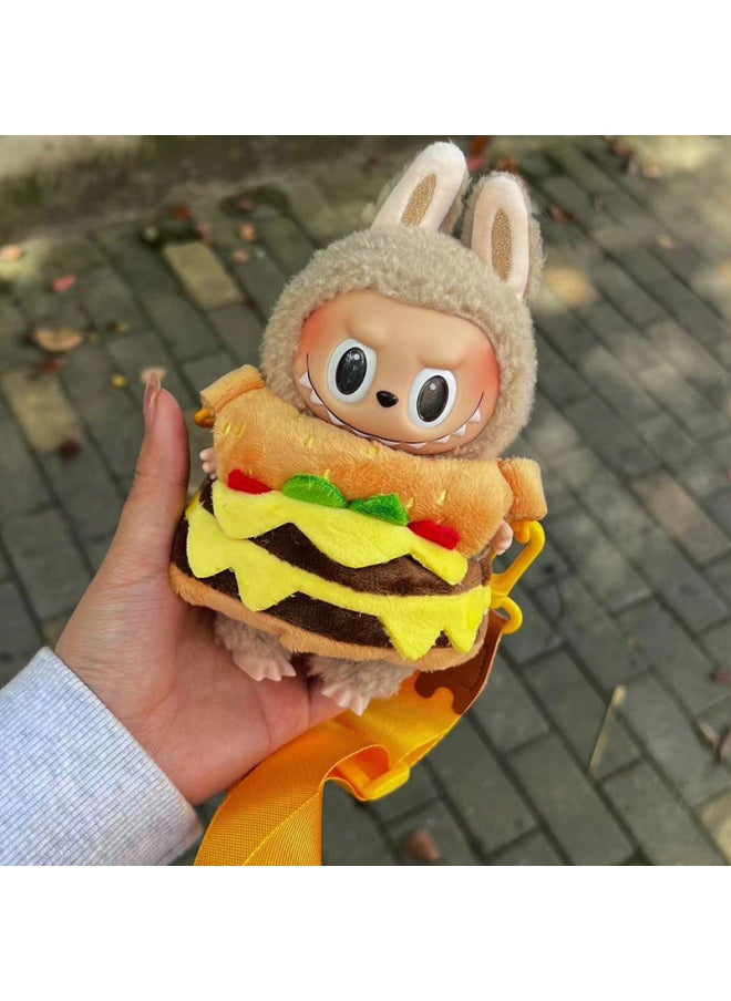 # [Clothes Only] Baby Clothes Suitable For 17cm Pendant Labubu Vinyl Doll Clothes Replacement-Specification:Only Clothes Suitable For Pendantlabubu Wear Are Sold-Color:(no Shoes) Western Cowboy + Camera (no Figure)  - Image 5