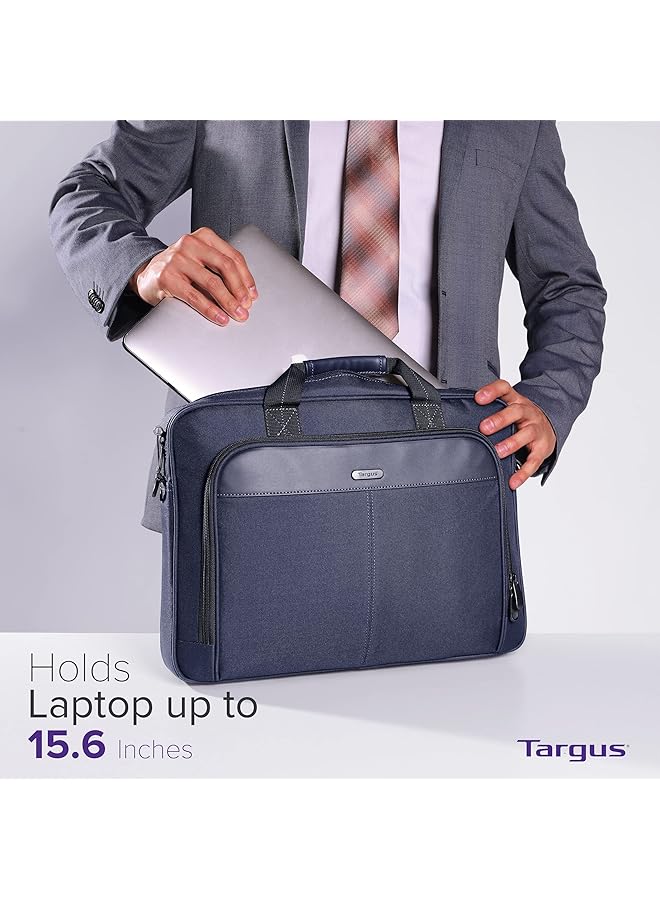 targus Unisex Adult Slim Briefcase With Crossbody Shoulder Bag 16" Classic Topload Notebook Carrying Case - Image 5