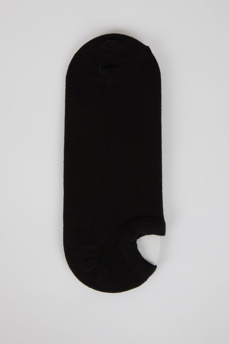 DeFacto Black Man Men's Cotton 3-pack Sneaker Socks Casual - Image 4