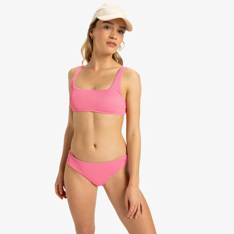 روكسي Love The Comber Medium Coverage Bikini Bottoms - Women