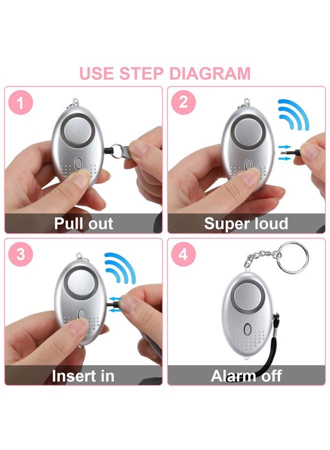KOSIN Safe Sound Personal Alarm, 12 Packs 140DB Personal Security Alarm Keychain with LED Lights, Emergency Safety Alarm for Women, Men, Children, Elderly - Image 5