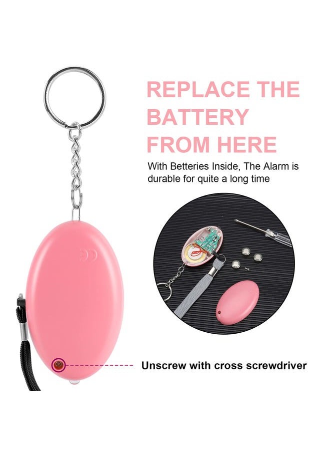 KOSIN Safe Sound Personal Alarm, 12 Packs 140DB Personal Security Alarm Keychain with LED Lights, Emergency Safety Alarm for Women, Men, Children, Elderly - Image 4
