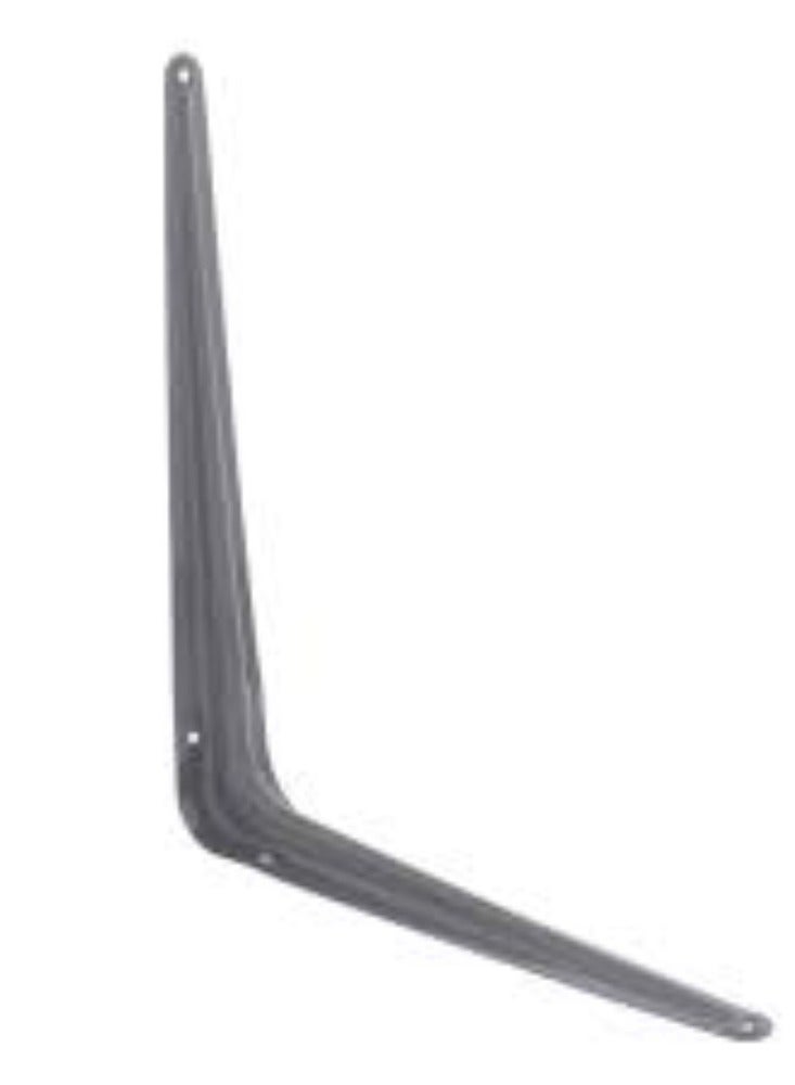 KNP Grey Light Duty One Pair Shelf Brackets Tripod (10x12 INCH)  - Image 1