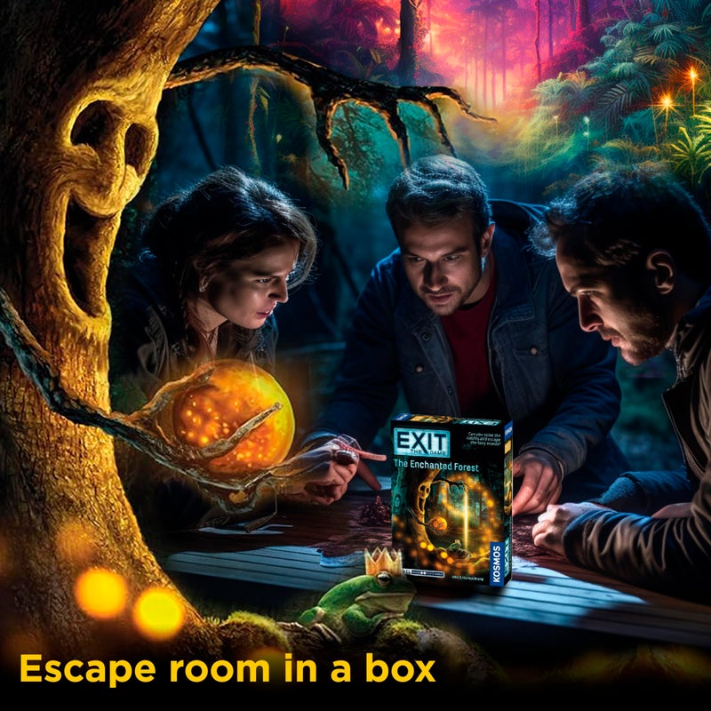 Thames & Kosmos EXIT: The Enchanted Forest| A Kosmos Escape Room Game in a Box| Family Friendly, Card-Based at-Home Escape Room Experience for 1 to 4 Players, Ages 12+ , Black - Image 5