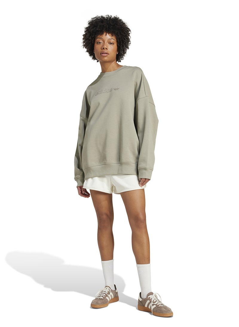 adidas Originals Essential Linear Oversized Sweatshirt  - Image 5