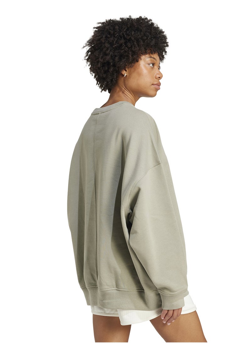 adidas Originals Essential Linear Oversized Sweatshirt  - Image 2
