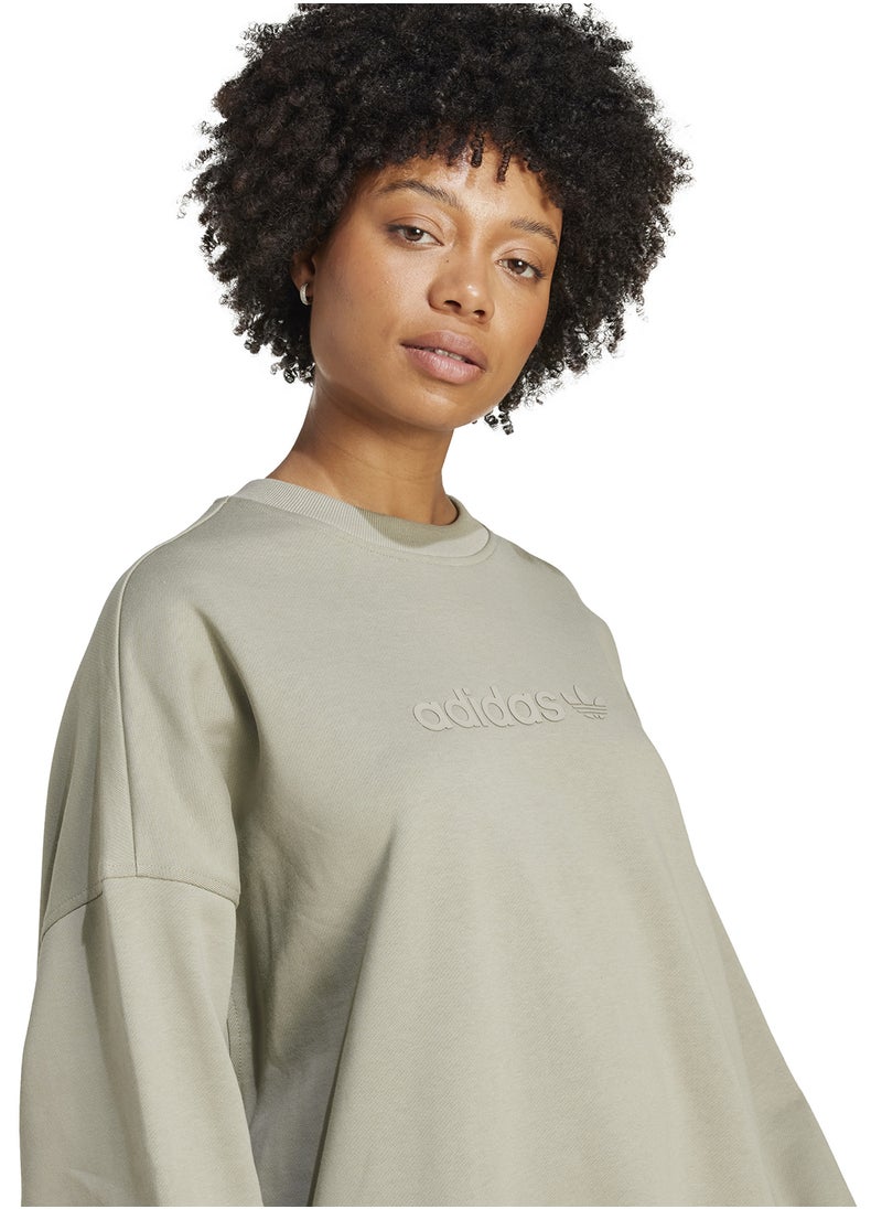adidas Originals Essential Linear Oversized Sweatshirt  - Image 3