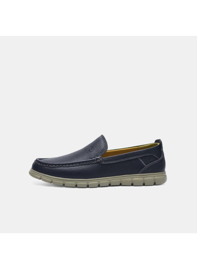 Mellen Soft Sole Slip-on Loafers Comfortable Lazy Shoes Mra67152 Blue Size 38 - Image 1