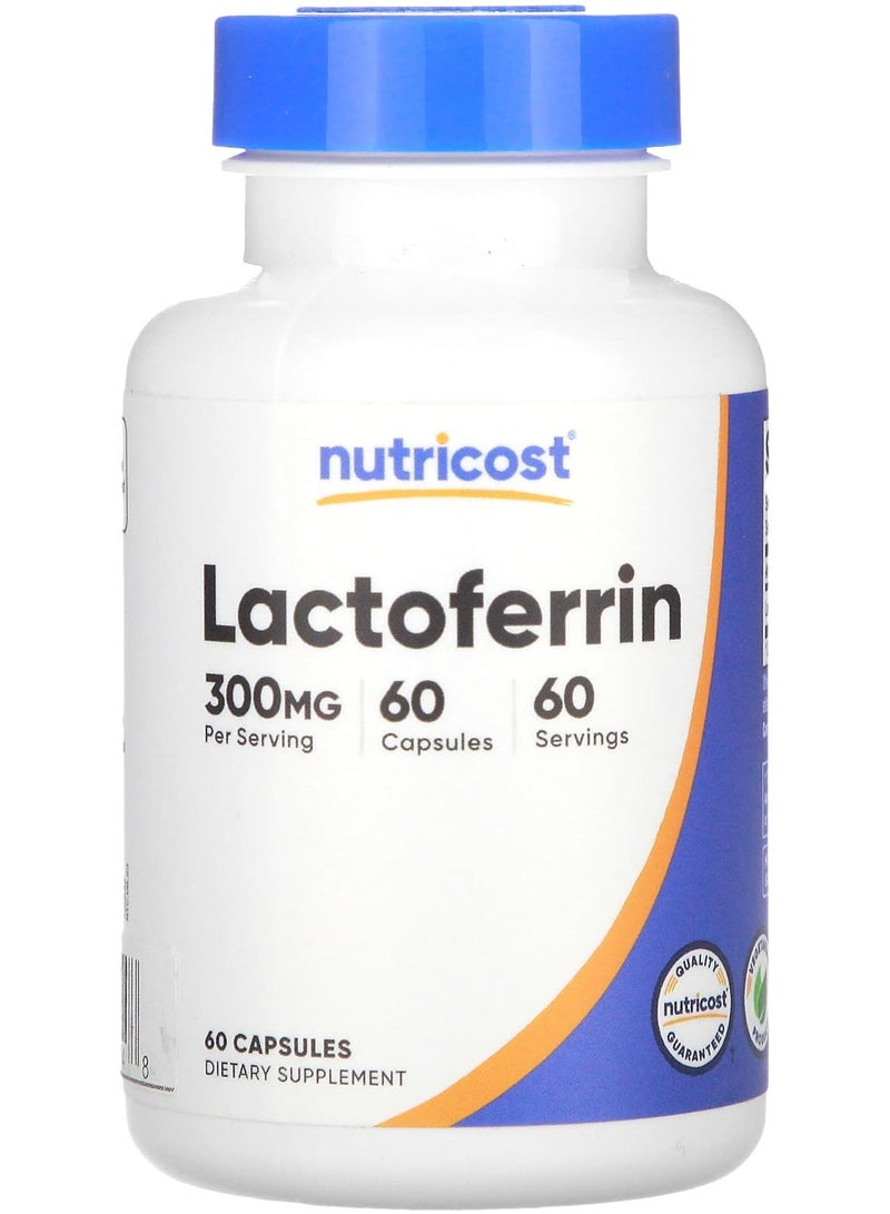 Nutricost Lactoferrin, 300 mg, 60 Capsules