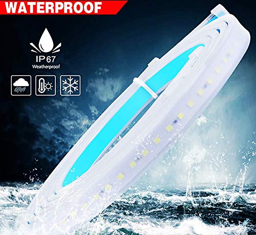 Selifaur - 2 Pieces (Red and Ice Blue) 144 LED Strobe Flashing Anti Rear-end Collision Safety Car Door Opening Warning Lights for - XUV 500 2015 - Image 4