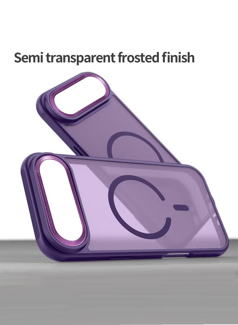 TIGER Apple iPhone Air 5G 2025 Case – Hard Silicone Hybrid Translucent Magnetic MagSafe Compatible Slim Cover in Eggplant Purple | Shockproof Anti-Slip Lightweight Design | Scratch-Resistant Protective Shell with Precise Cutouts – Model MCMPMN - Image 5