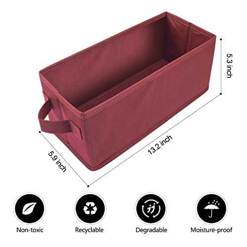 UENTIP CD Storage Boxes - Pack of 2 DVD CD Case Storage Container holds 60 CDs in full jewel cases, 120 CDs in slim cases, and 330 discs in CD sleeves - 13.2" x 5.9" x 5.3",(2pack-red) - Image 2