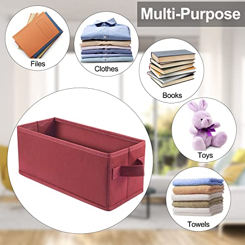 UENTIP CD Storage Boxes - Pack of 2 DVD CD Case Storage Container holds 60 CDs in full jewel cases, 120 CDs in slim cases, and 330 discs in CD sleeves - 13.2" x 5.9" x 5.3",(2pack-red) - Image 5
