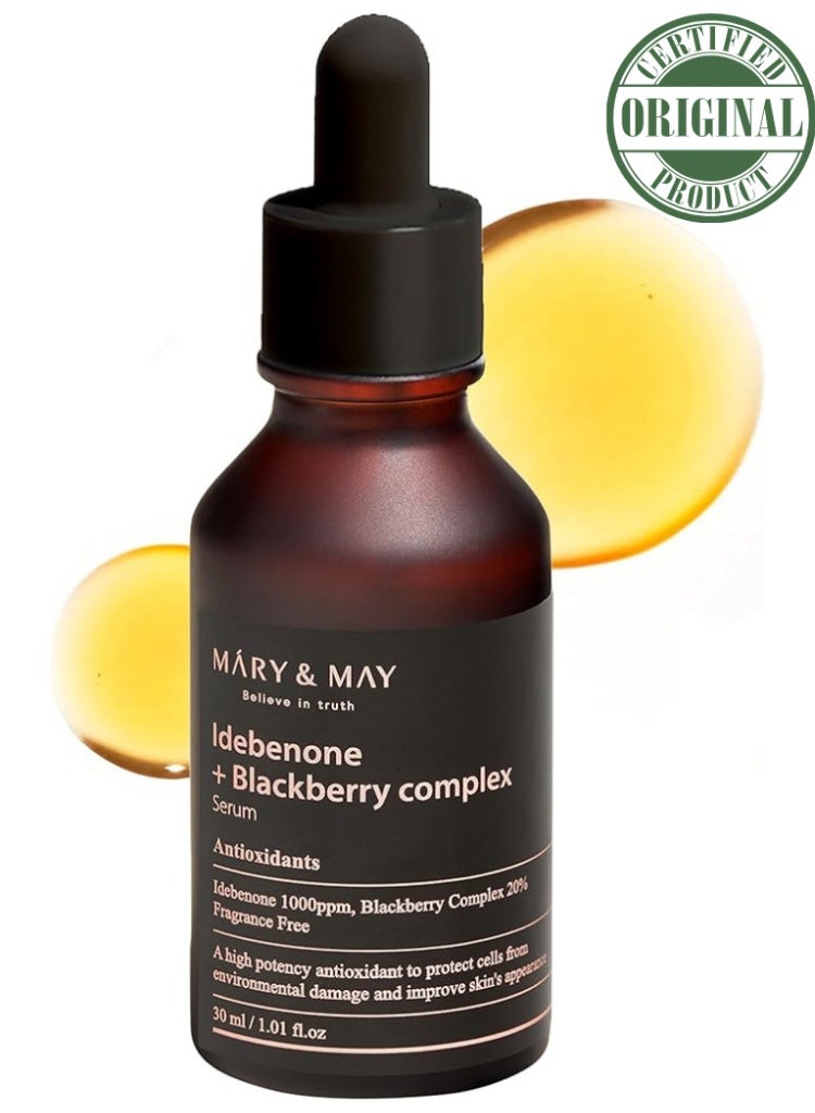 Mary & May Idebenone + Blackberry Complex Serum for Firm, Smooth & Youthful Skin - Image 1