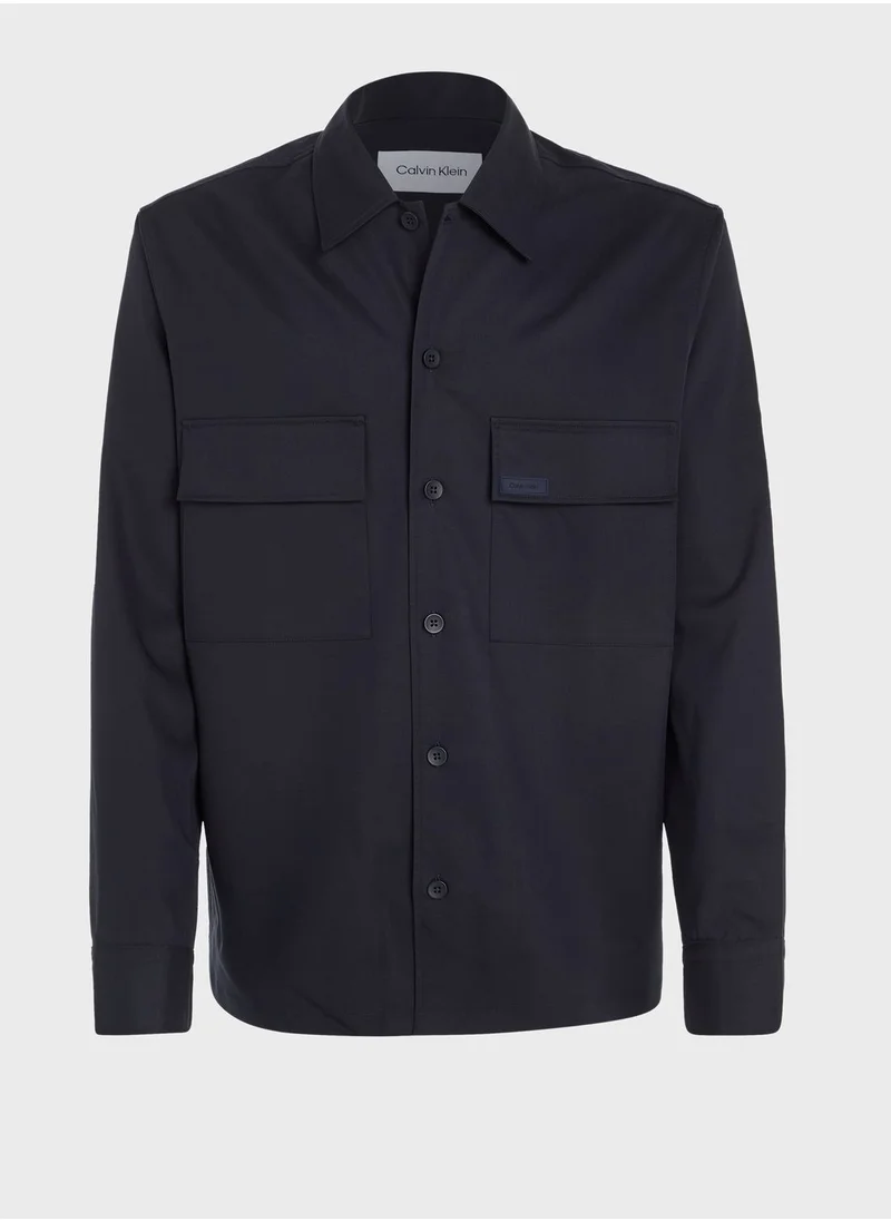 CALVIN KLEIN Flap Pocket Regular Fit Shirt