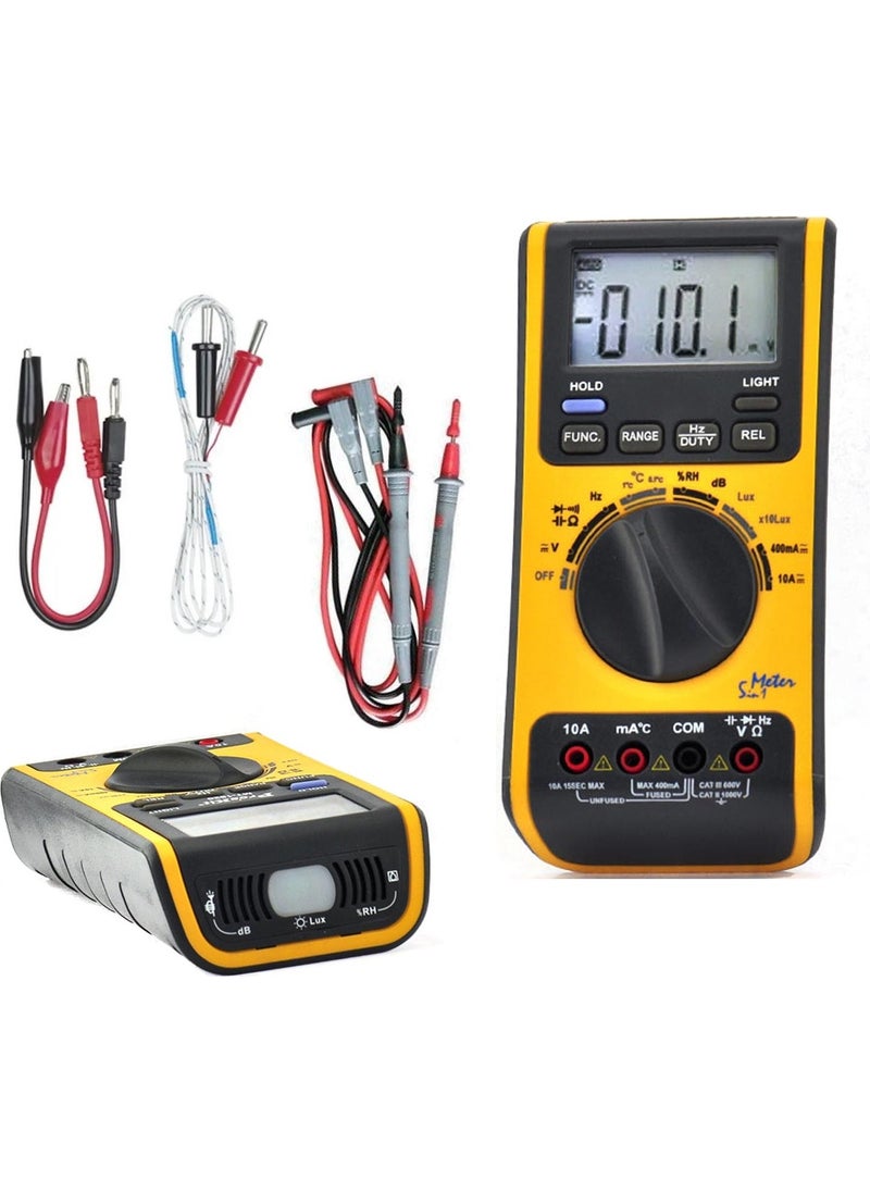TT-Technich Measuring Instrument Autorange Digital Multimeter 5in1 Multifunction Tt-Echni-C Va-19 